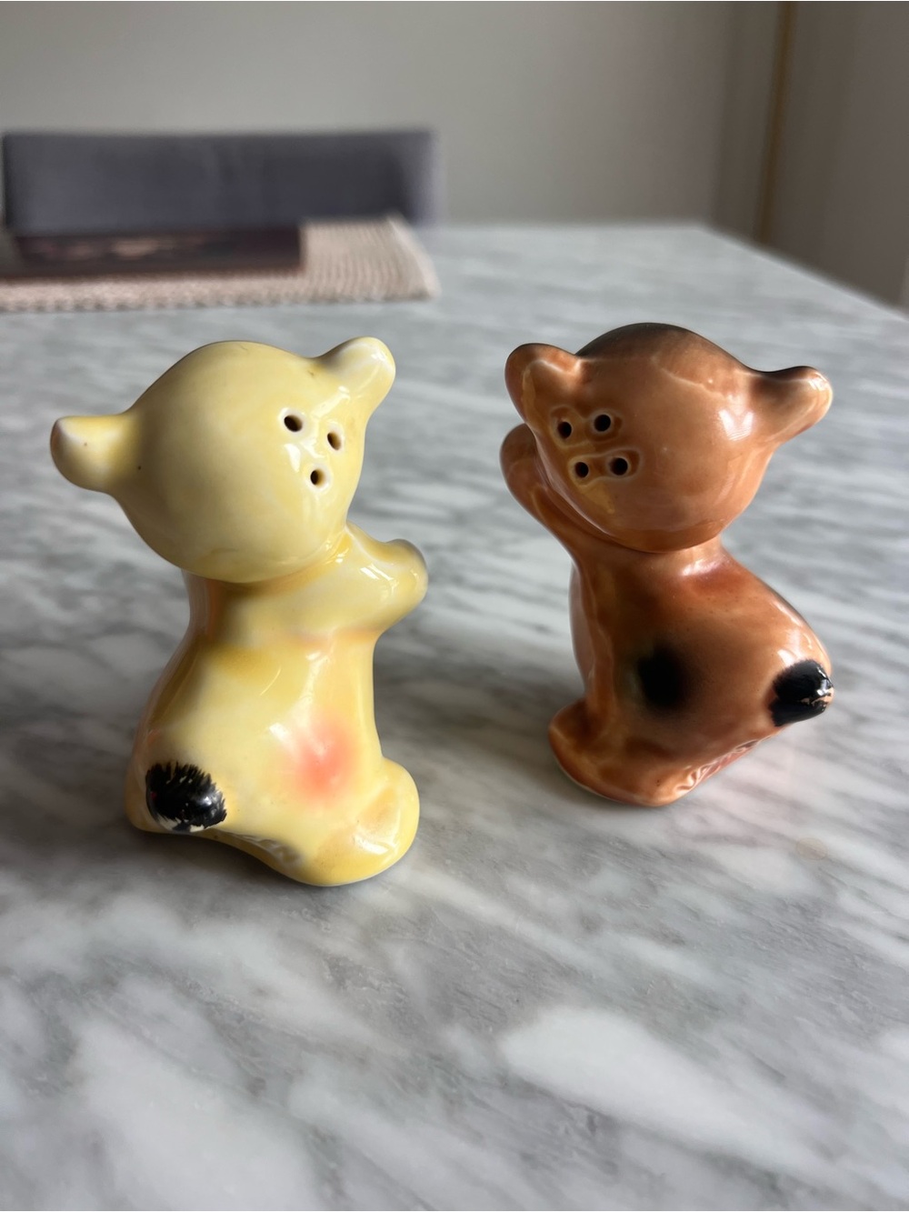 Vintage Van Tellingen Hugging Bears Shakers - Picture 3 of 7